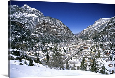 Victorian style mining town known as the Gem of the Rockies, Ouray, Colorado