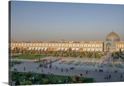 View across Naqsh-eSquare, from Ali Qapu Palace, Iran
