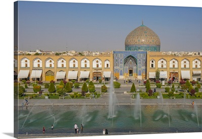 View across Naqsh-eSquare, from Ali Qapu Palace, Iran