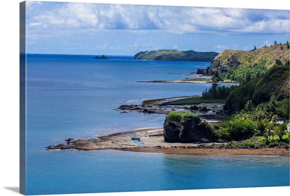 View from Fort Soledad over Utamac Bay in Guam, US Territory