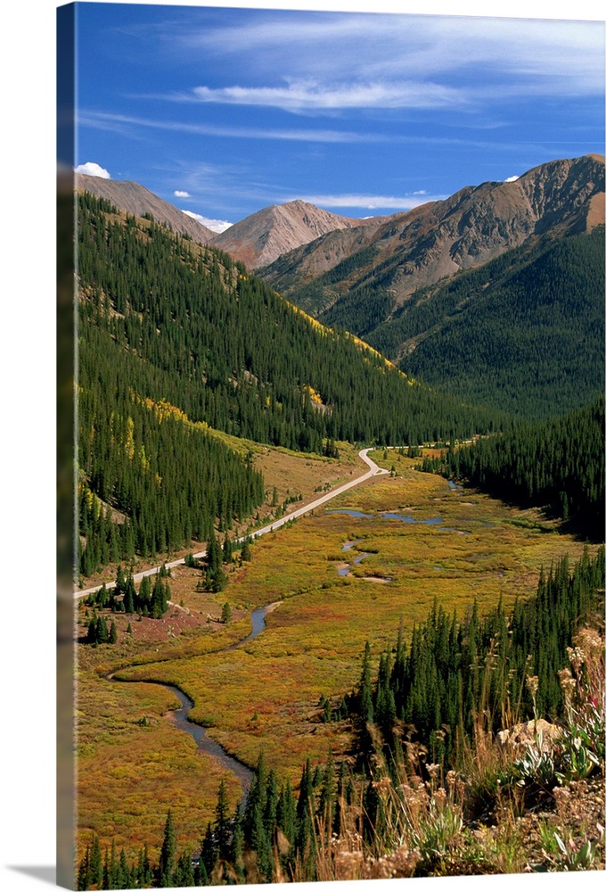 View from Independence Pass, Colorado, United States of America, North America