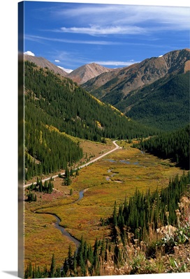View from Independence Pass, Colorado, United States of America, North America