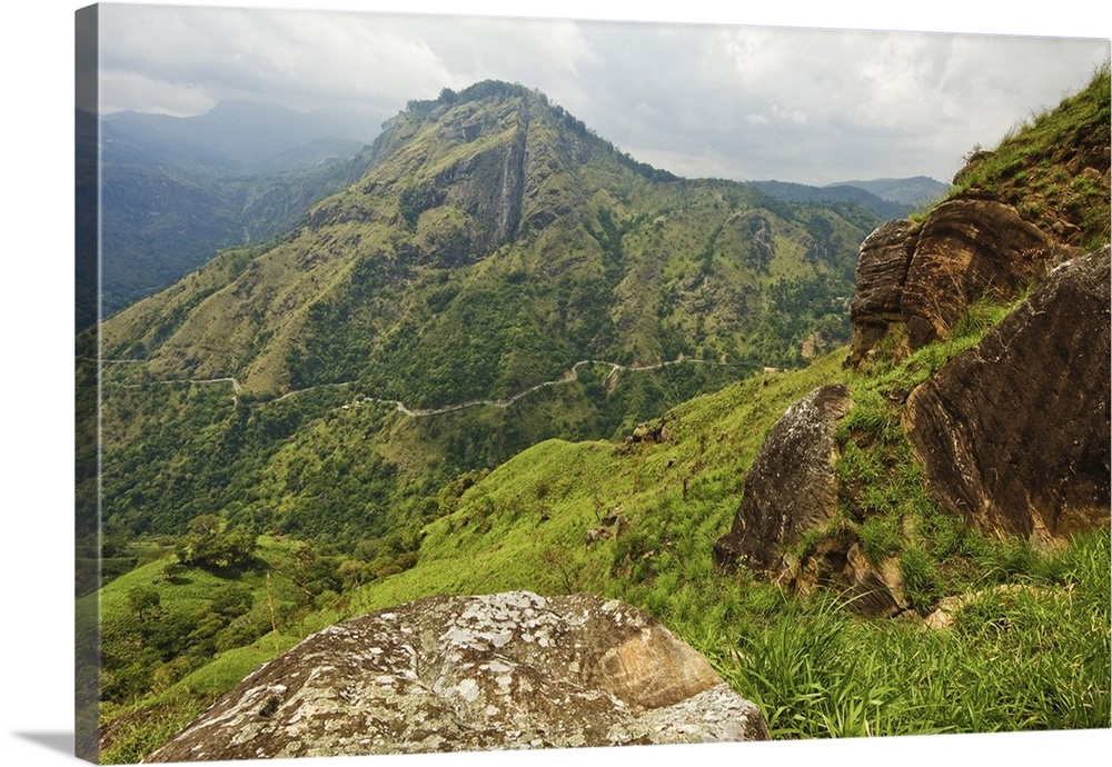 View from Little Adam's Peak across Ella Gap, Ella, Sri Lanka