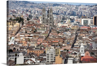View from Panecillo, Quito, Ecuador