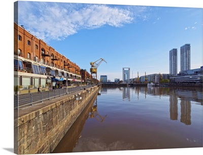 View of Puerto Madero, City of Buenos Aires, Buenos Aires Province, Argentina