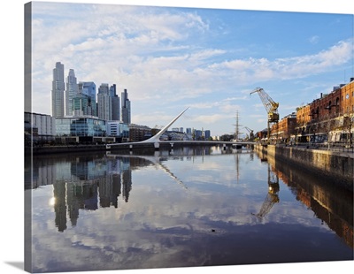 View of Puerto Madero, City of Buenos Aires, Buenos Aires Province, Argentina