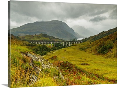 View of the Glenfinnan Viaduct, Highlands, Scotland