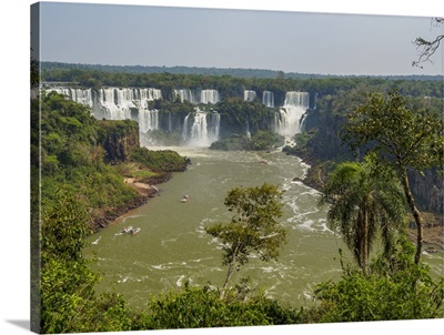 View of the Iguazu Falls, Foz do Iguacu, State of Parana, Brazil