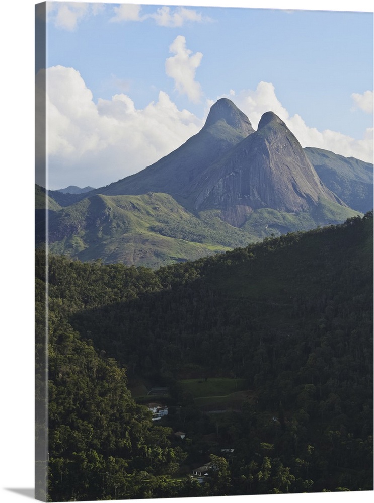 View of the mountains surrounding Petropolis, State of Rio de Janeiro, Brazil, South America