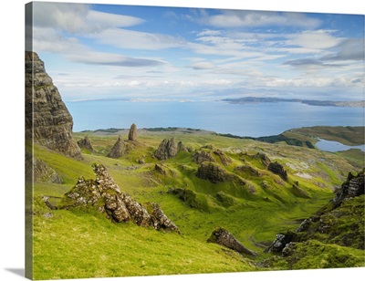 View of the Old Man of Storr, Isle of Skye, Inner Hebrides, Scotland