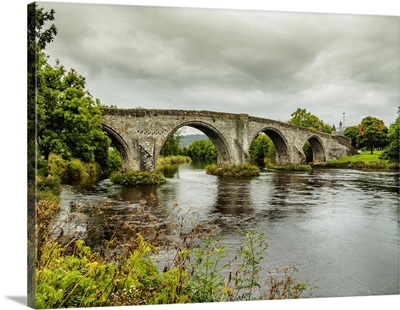 View of the Old Stirling Bridge, Stirling, Scotland