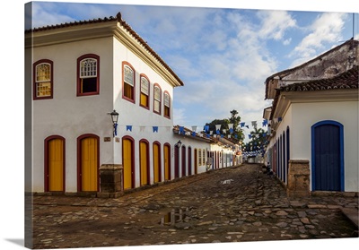 View of the Old Town, Paraty, State of Rio de Janeiro, Brazil