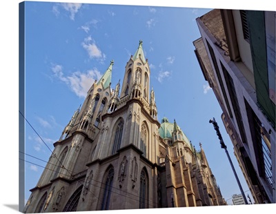 View of the Sao Paulo See Metropolitan Cathedral, Brazil