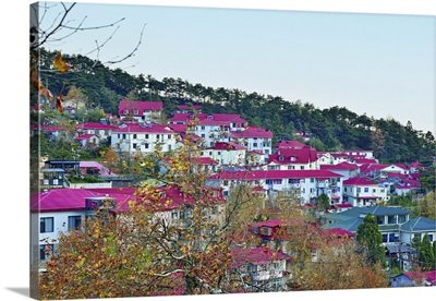 View Of The Town In Lushan, Jiujiang City, Jiangxi, China