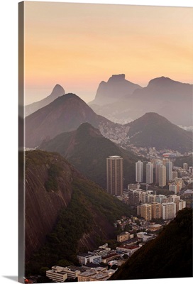 View of Urca and Botafogo, Rio de Janeiro, Brazil, South America