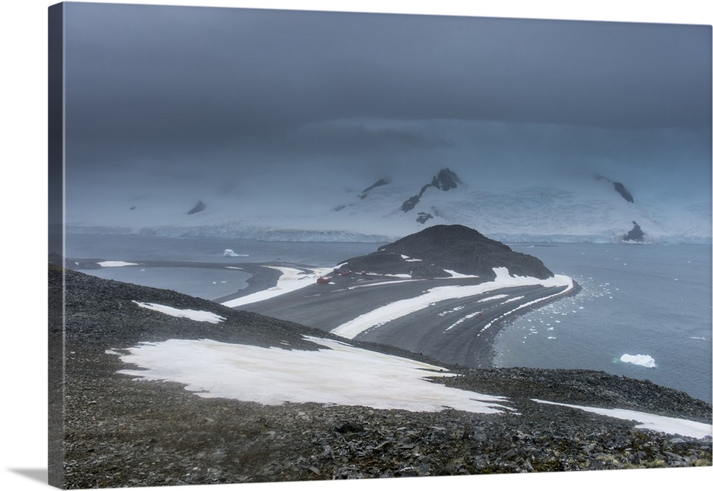 View over Half Moon Island, South Shetland Islands, Antarctica, Polar Regions