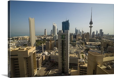View over Kuwait City, Kuwait