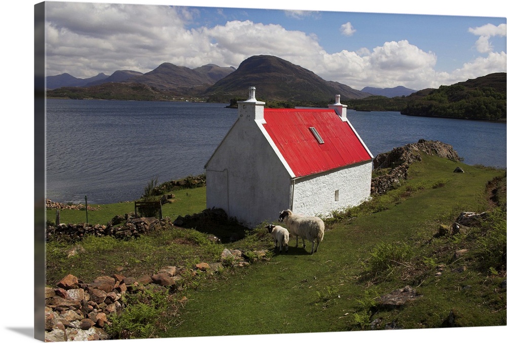 View over Loch Torridon, Highlands, Scotland, United Kingdom, Europe