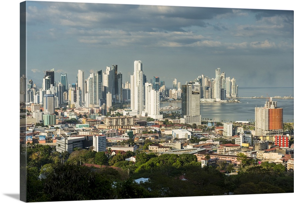 View over Panama City from El Ancon, Panama