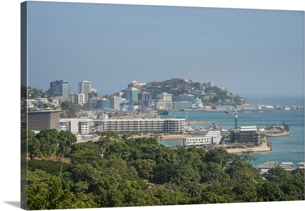 View over Port Moresby, Papua New Guinea, Pacific