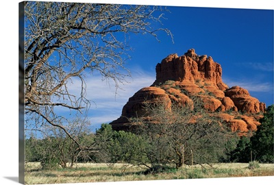View to Bell Rock, considered a vortex by New Age metaphysicists, Sedona, Arizona