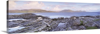 View towards Isle of Harris from Taransay, Outer Hebrides, Scotland