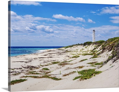 View Towards The Celarain Lighthouse, Punta Sur, Cozumel Island, Quintana Roo, Mexico