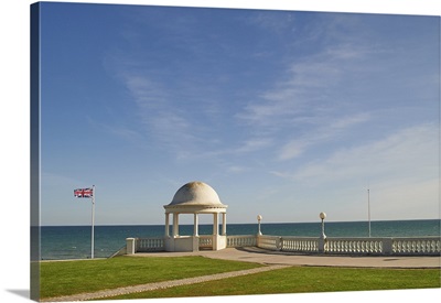 View towards the English Channel from De La Warr Pavilion, Bexhill-on-Sea, England