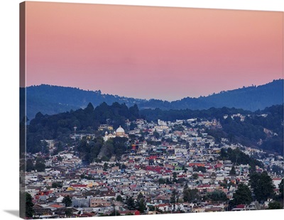 View Towards The Nuestra Senora De Guadalupe Church, Chiapas, Mexico