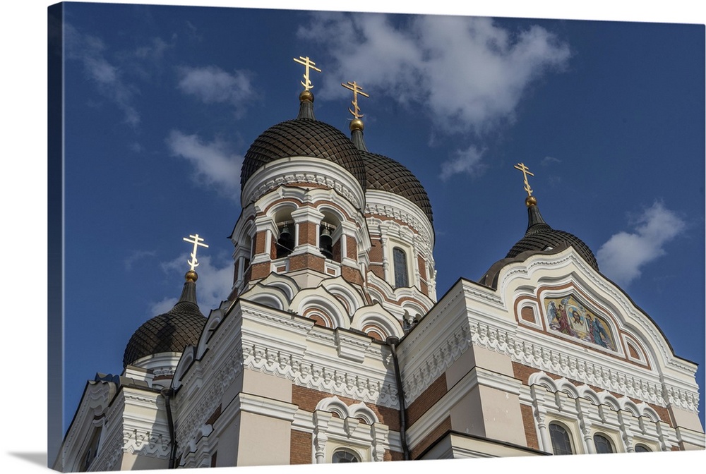 Views of Alexander Nevsky Cathedral, UNESCO World Heritage Site, Tallinn, Estonia, Europe