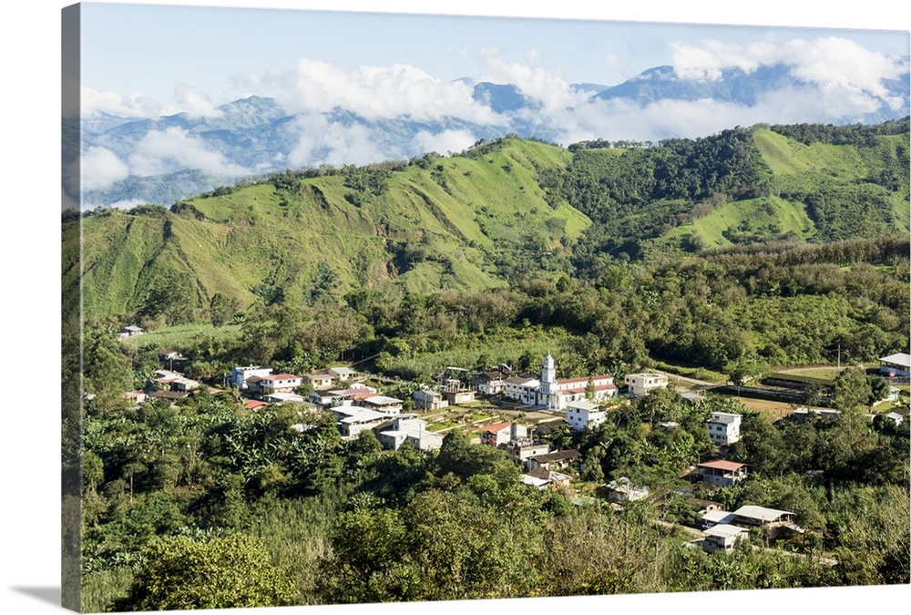 Village of Salati on Zaruma to El Cisne road, in southern highlands, Ecuador, South America