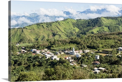 Village of Salati on Zaruma to El Cisne road, in southern highlands, Ecuador