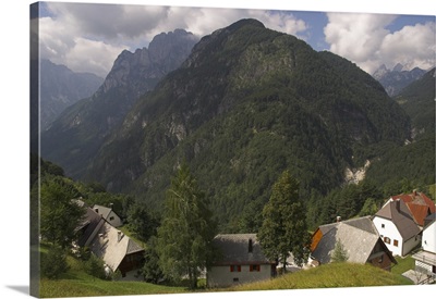 Village of Strmec, Soca Valley, Triglav National Park, Julian Alps, Slovenia