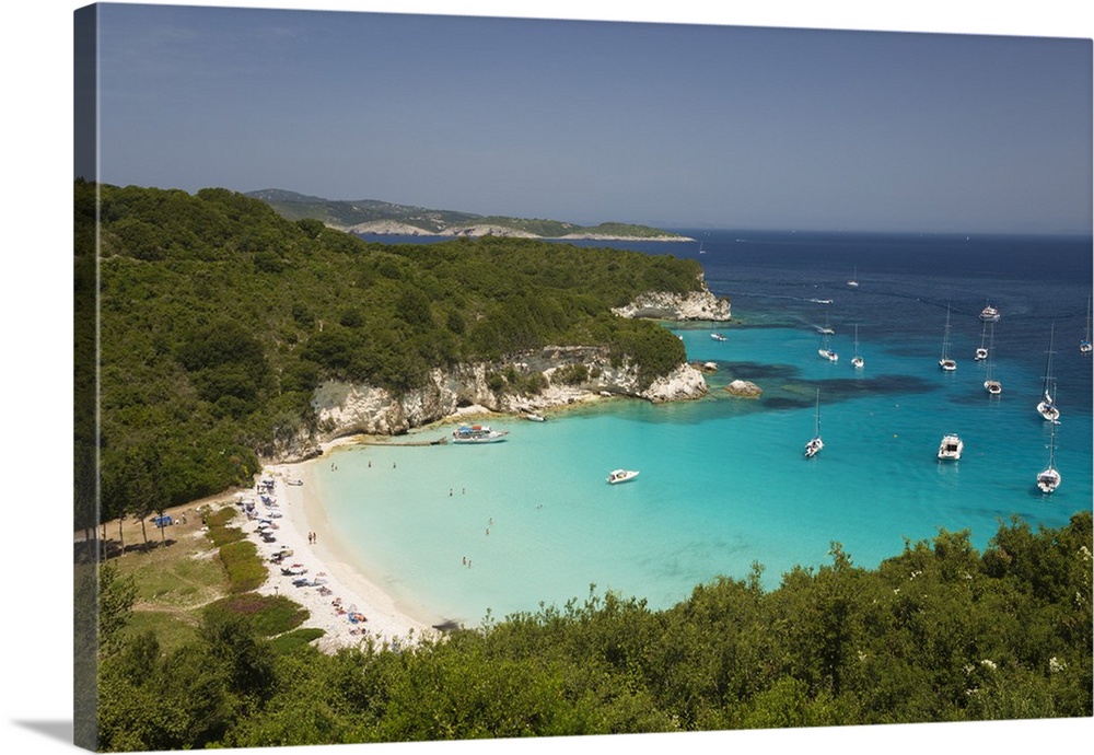 Voutoumi beach, Antipaxos, Ionian Islands, Greek Islands, Greece, Europe