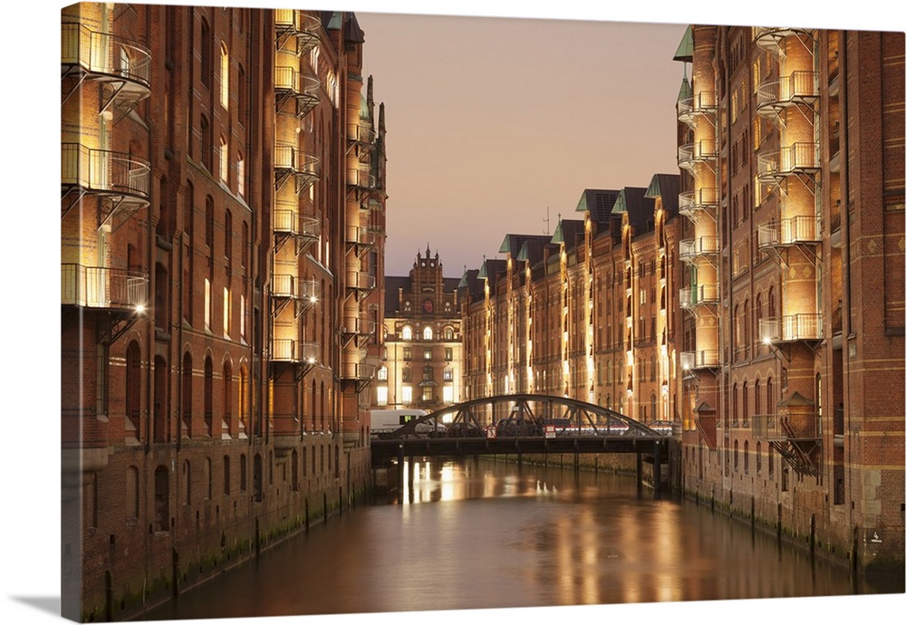 Wandrahmsfleet, Speicherstadt, Hamburg, Hanseatic City, Germany