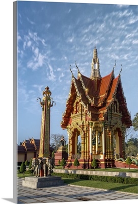 Wat Mahathat Watchiramongkhon (Wat Bang Thong) in Krabi, Thailand, Southeast Asia, Asia
