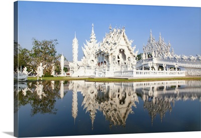 Wat Rong Khun, The Famous White Temple, Chiang Rai, Thailand