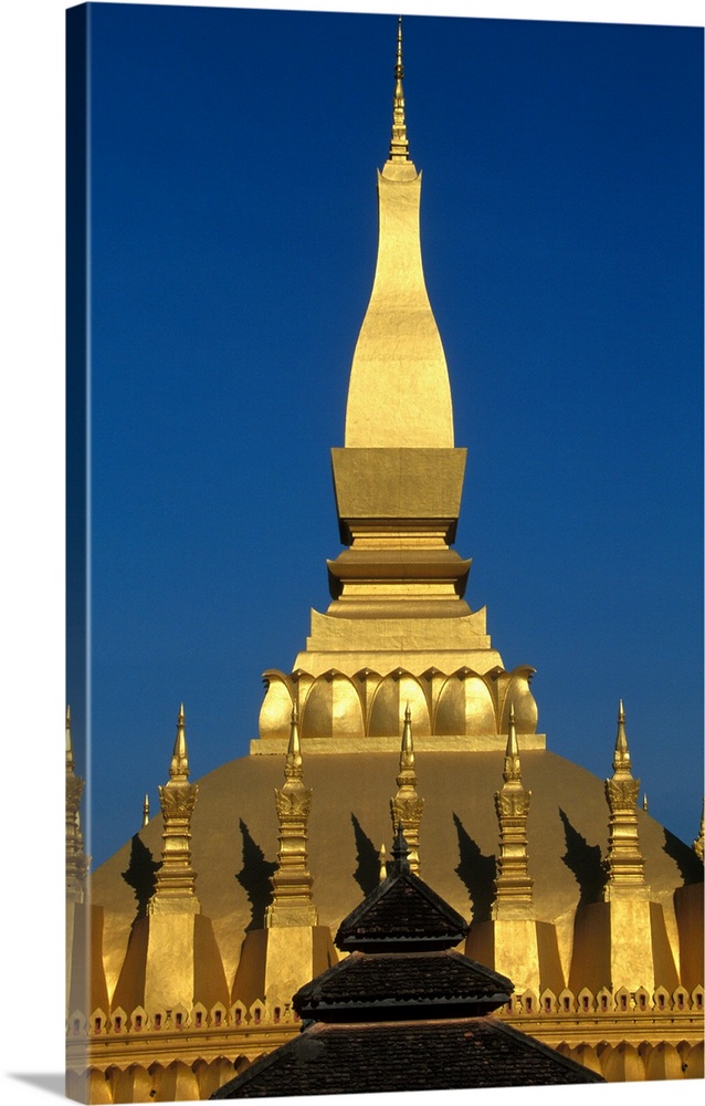 Wat That Luang, Vientiane, Laos, Indochina, Asia