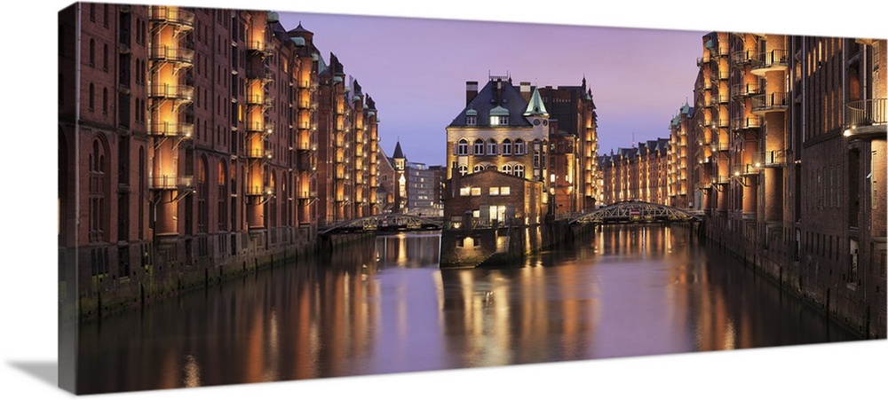 Water castle, Speicherstadt, Hamburg, Hanseatic Citiy, Germany