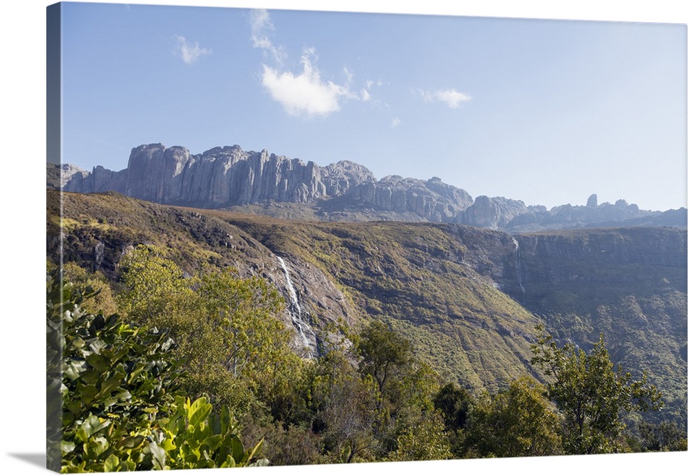 Waterfall, Andringitra National Park, Ambalavao, central area, Madagascar, Africa