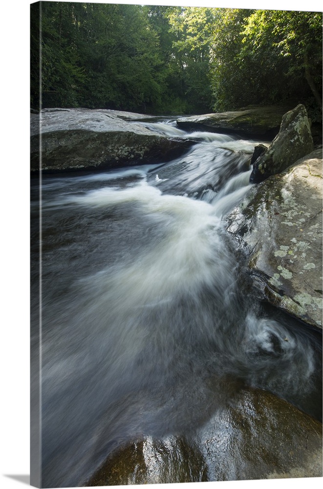 Waterfall, Blue Ridge Mountains, North Carolina, United States of America, North America