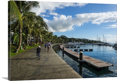 Waterfront of Tahiti, Society Islands, French Polynesia