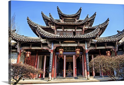 Wenchang Hall, Nianbadu Ancient Town, Jiangshan City, Zhejiang Province, China