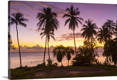 West Coast sunset, St. James, Barbados, West Indies, Caribbean
