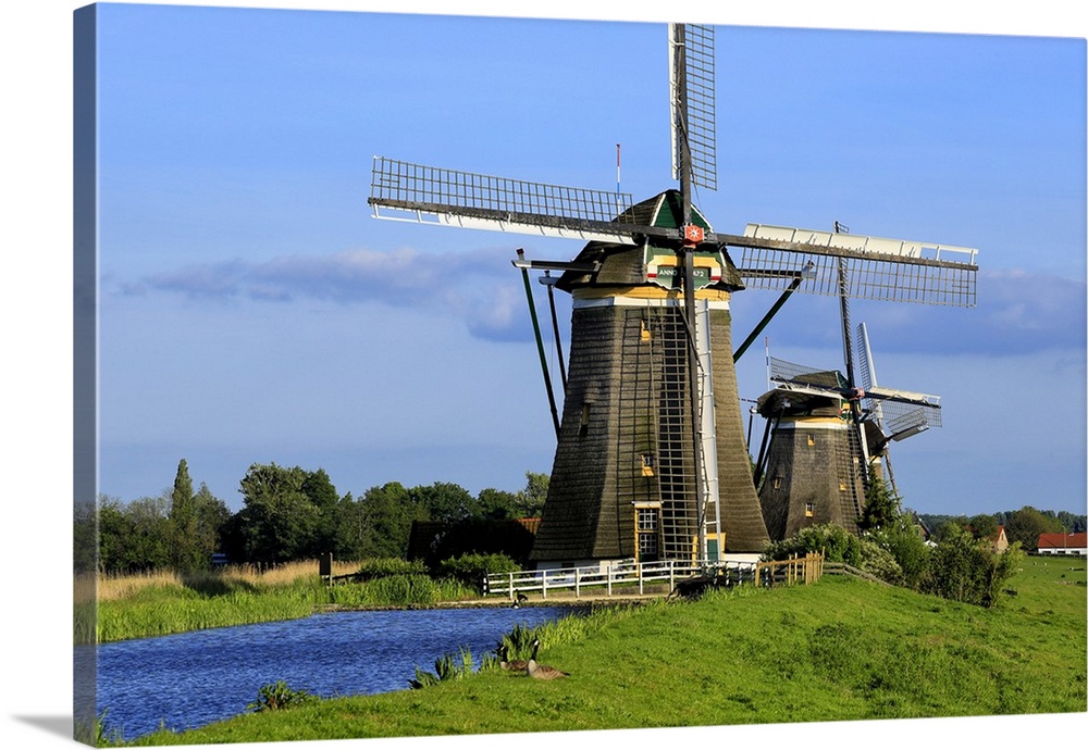 Windmills of Leidschendam, South Holland, Netherlands