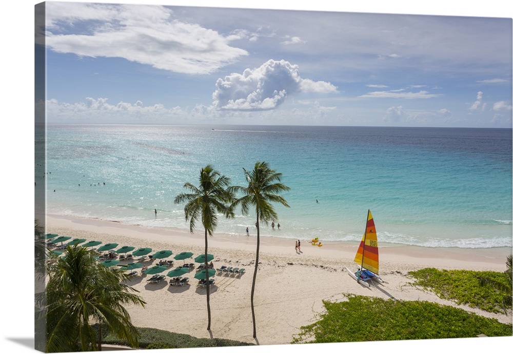 Worthing Beach, Christ Church, Barbados, West Indies, Caribbean, Central America