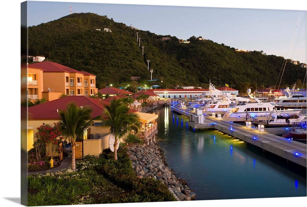 Yacht Haven Grande, the new Yacht Harbour, shopping and restaurant complex completed in 2007, St. Thomas, U.S. Virgin Isla...