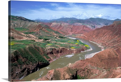 Yellow River (Hwang-ho), Eastern Qinghai, China, Asia
