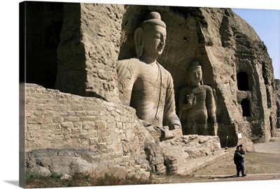 Yungang Buddhist caves, Datong, Shanxi, China, Asia