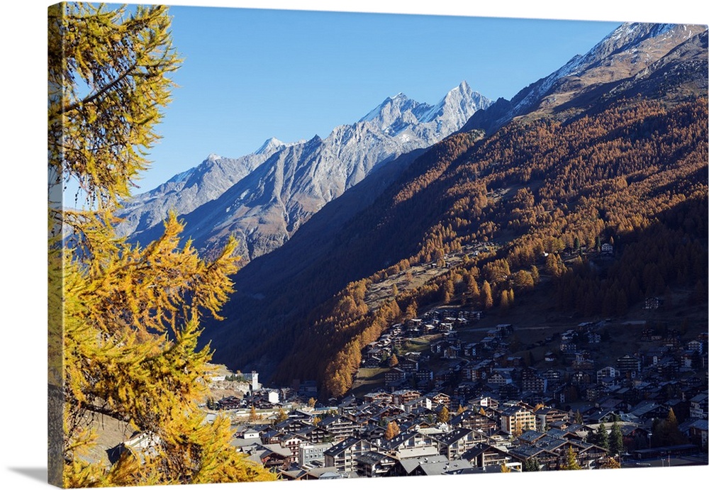 Zermatt in autumn, Valais, Swiss Alps, Switzerland, Europe